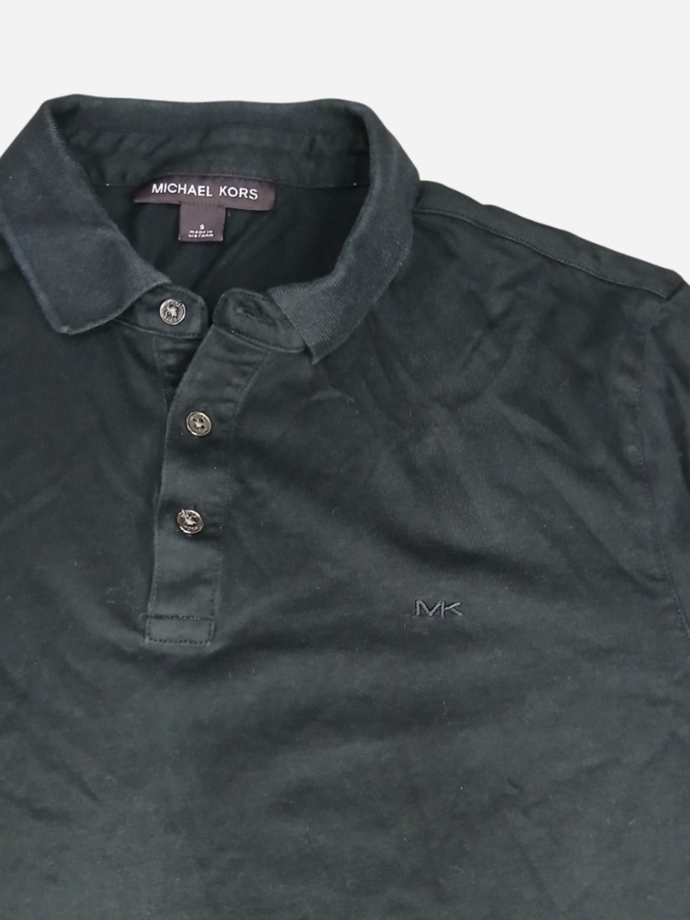 Michael Kors Men’s Black Polo with MK Logo